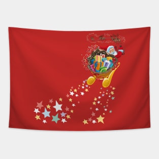 Santa christmas theme Tapestry