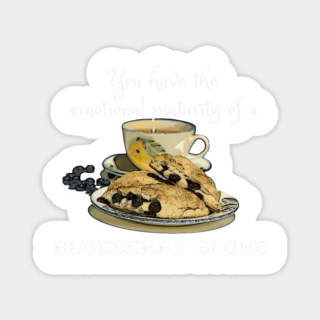 Blueberry Scone Magnet by HorrorChick