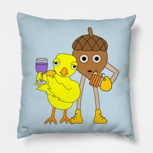 Wine Chick Beer Nut Pillow