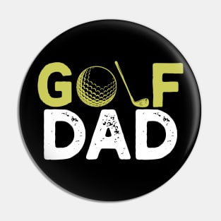 Golf Dad Gift Fathers Day Golf Dad Golf Lovers Gift Pin