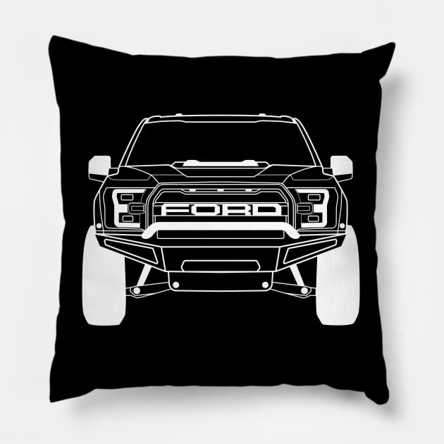 Raptor Truck Pillow by HSDESIGNS