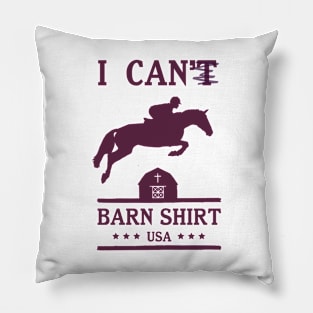 I Can Horse Jumping Pillow