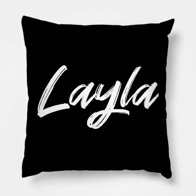 Name Layla Pillow by CanCreate