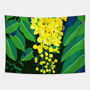 Golden Rain Tree Tapestry