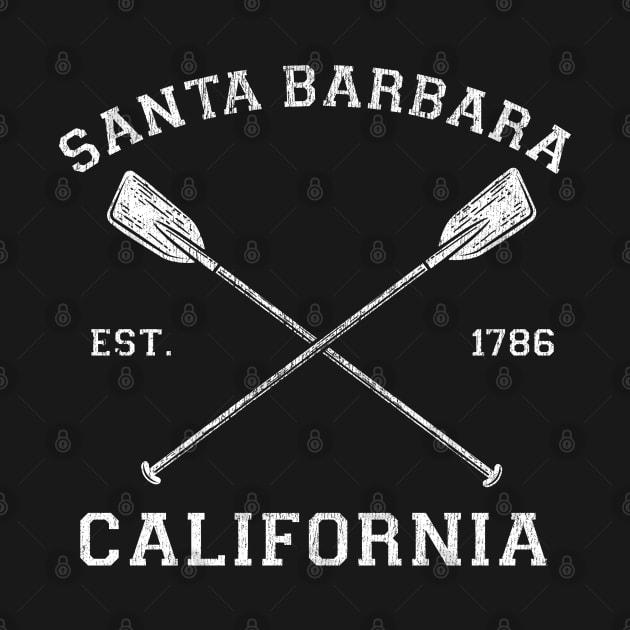 Vintage Santa Barbara Vacation Illustration by Vector Deluxe