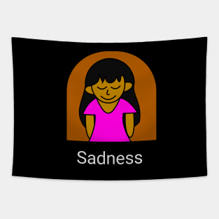 Sadness girl Tapestry