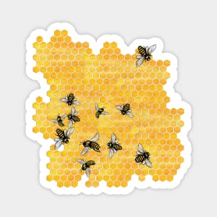 Aquarius Honeybees Magnet