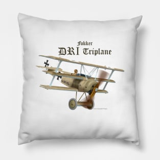 Fokker Triplane Pillow