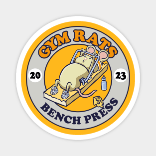 Gym Rat, Bench press Mouse trap 2023 Magnet