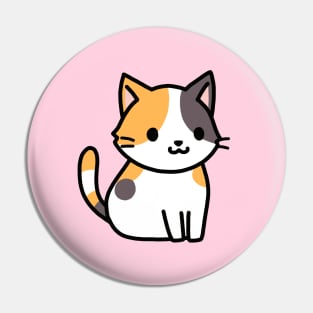 Calico Cat Pin