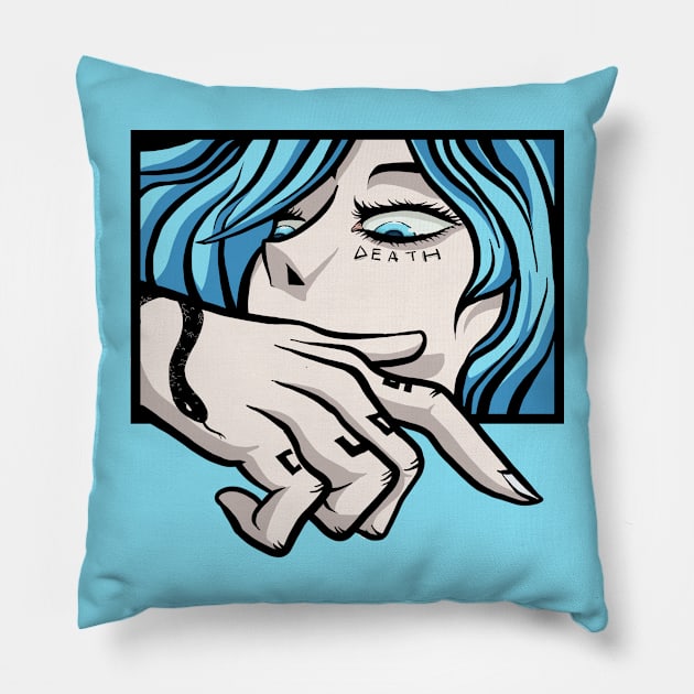 Tatto Snake Anime Design Stickers T-shirt Pillow by Sekainime