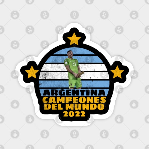 Argentina Campeones del Mundo 2022 Magnet by S-Log