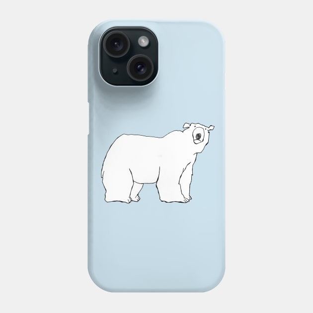 polar bear Phone Case by vectormutt