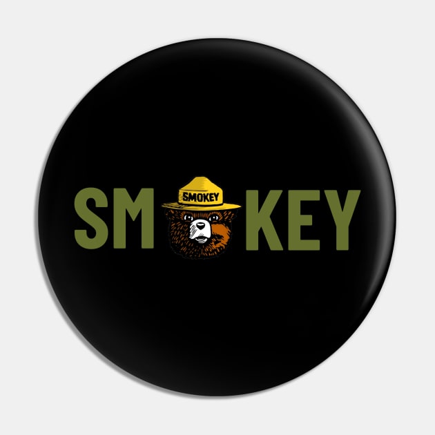 SMOKEY BEAR Pin by Cult Classics