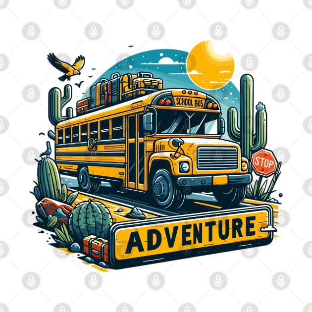 School Bus Adventure by Vehicles-Art