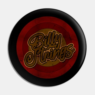 Circle Retro Billy Strings Pin