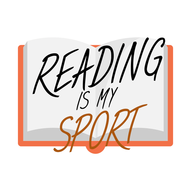 Bookworm reading is my sport by maxcode