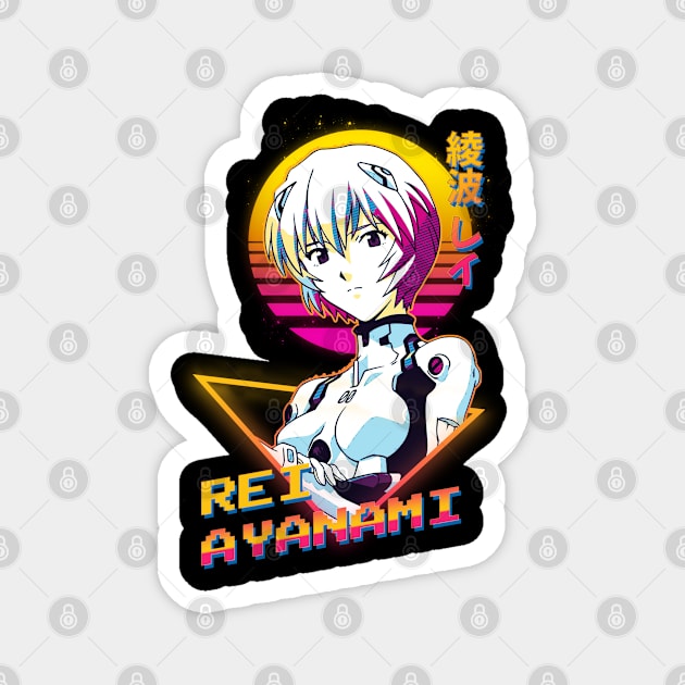 rei ayanami Magnet by Retrostyle