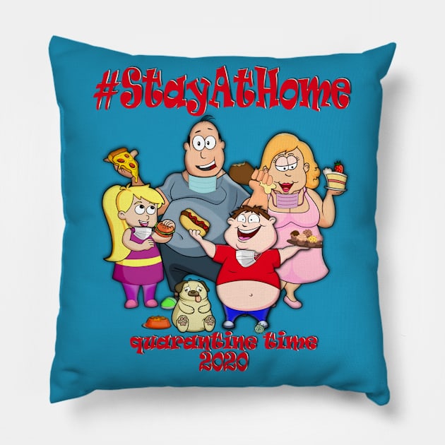 #StayAtHome Pillow by AnimeWorld