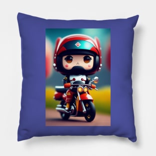 Cute Warrior-Brave and Adorable Print Art-0003 Pillow