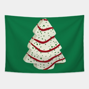 Christmas Tree Snack Cake Tapestry