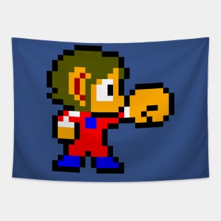 Alex kidd Retro Pixel Tapestry