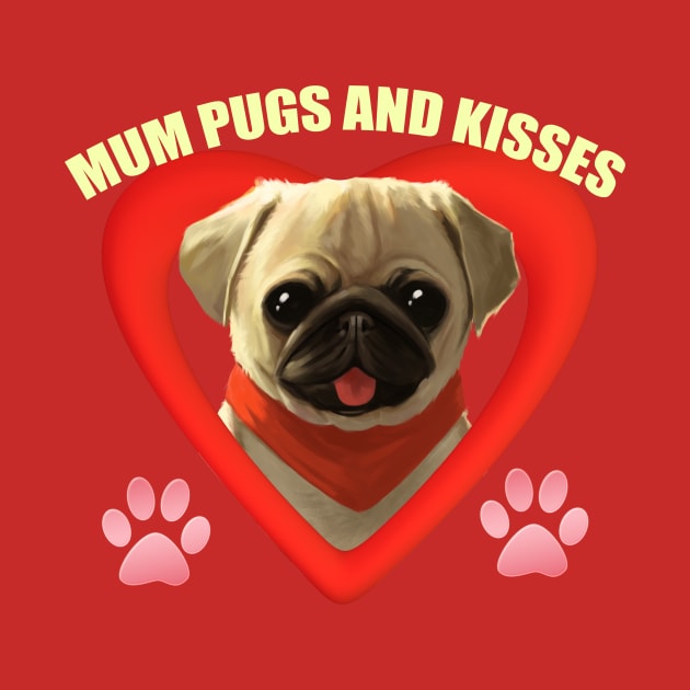 Mum Pugs and Kisses by doctor ax