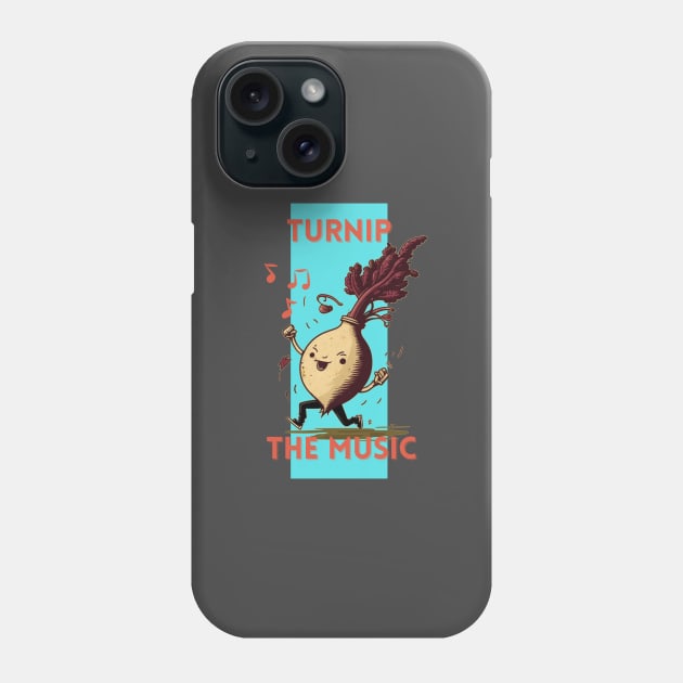 Turnip The Music Phone Case by April Snow 