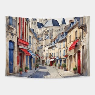 Angers France Vintage Travel Poster Tourism Tapestry