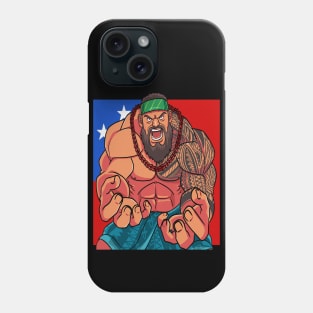 Samoan Pride Fa'a Samoa Flag Polynesian Warrior Tatau Phone Case