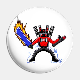 Titan speakerman Pin