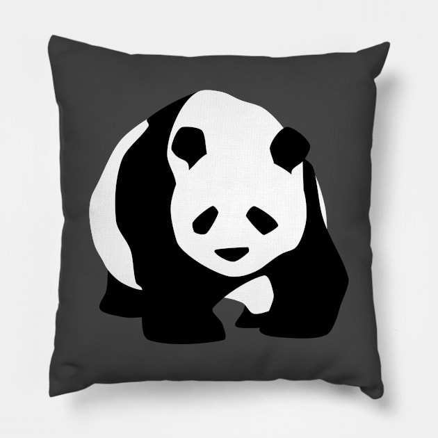 Panda T-Shirt Pillow by cameradog