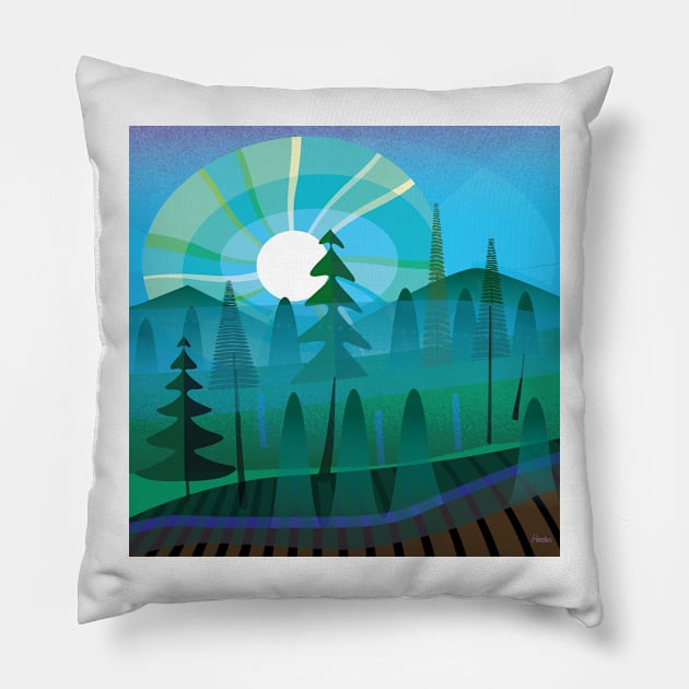 Apache Canyon Pillow by charker