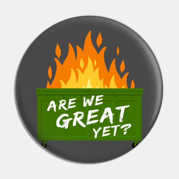 Are we great yet? Pin by NinthStreetShirts