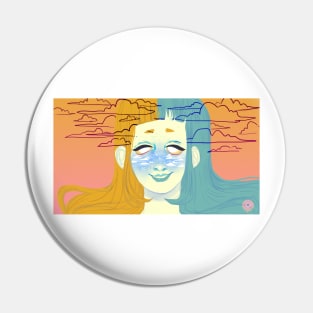 Sunset Pin