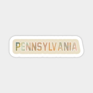 Pennsylvania Pastel Tie Dye Magnet