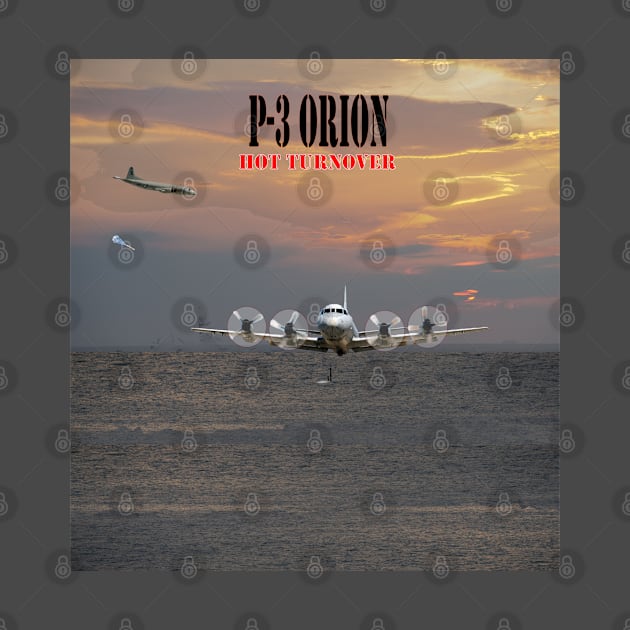 P-3 Orion hot turn over by Airdale Navy