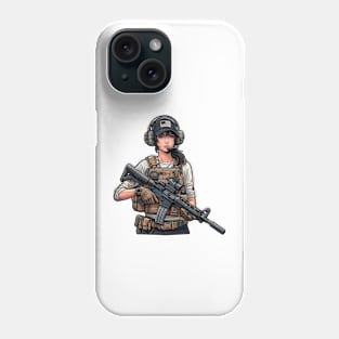 Tactical Girl Phone Case