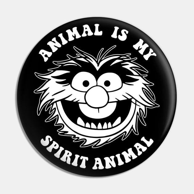 Muppets - Animal is My Spirit Animal Pin by Barn Shirt USA