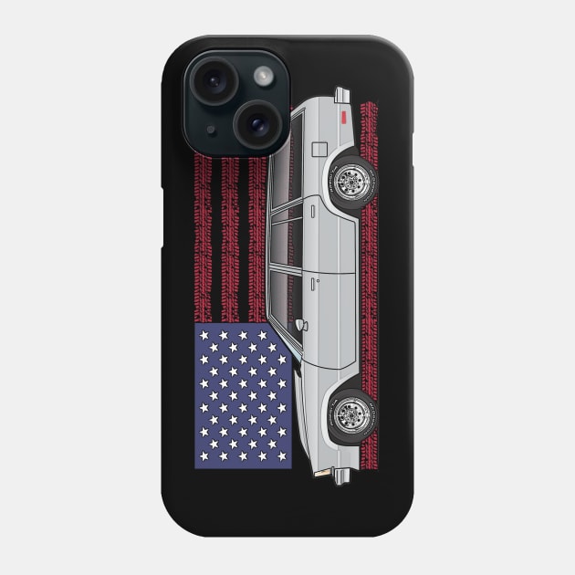 USA silver Phone Case by JRCustoms44