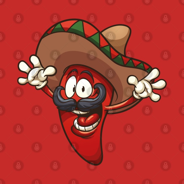 Mexican chili pepper by memoangeles