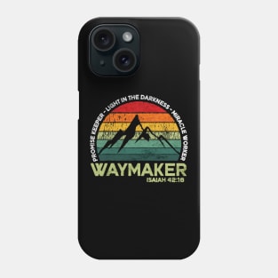 Waymaker mountain promise keeper light Phone Case