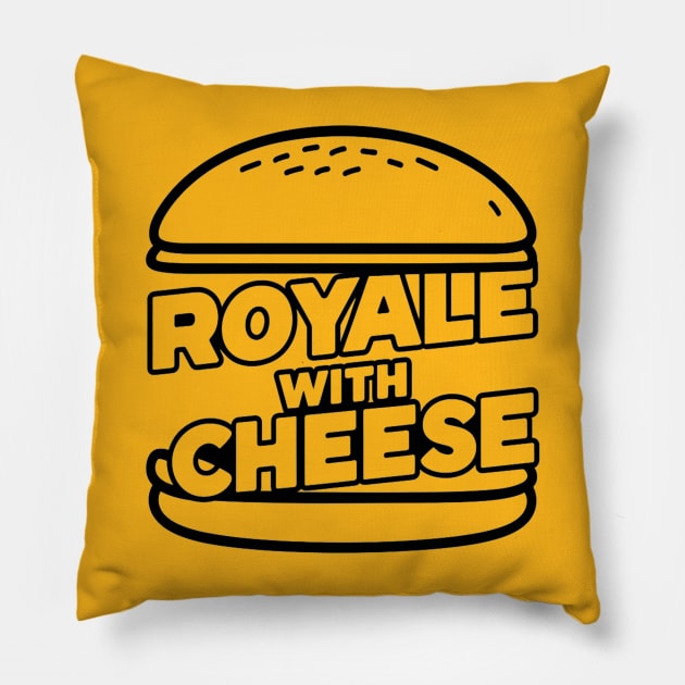 Royale With Cheese Pillow by Moulezitouna