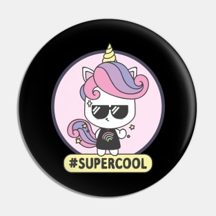 Supercool Unicorn Pin