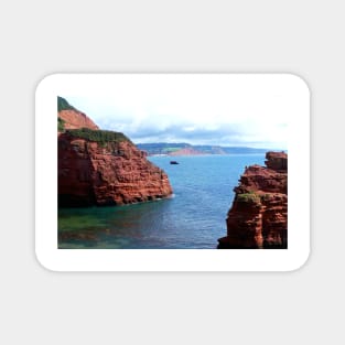 Ladram Bay Jurassic Coast Devon England Magnet