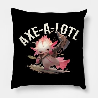 Axe-A-Lotl Axolotl Pillow