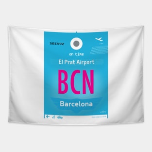 BCN Barcelona airport code Tapestry