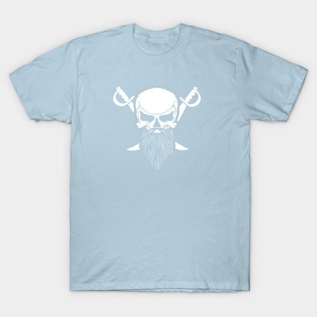 Discover Bearded SKULL - Bones - T-Shirt