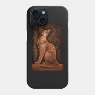 Cat Goddess Bast - by Nadya Neklioudova Phone Case