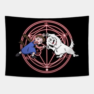 Fullmetal alchemist fusion- red glow Tapestry